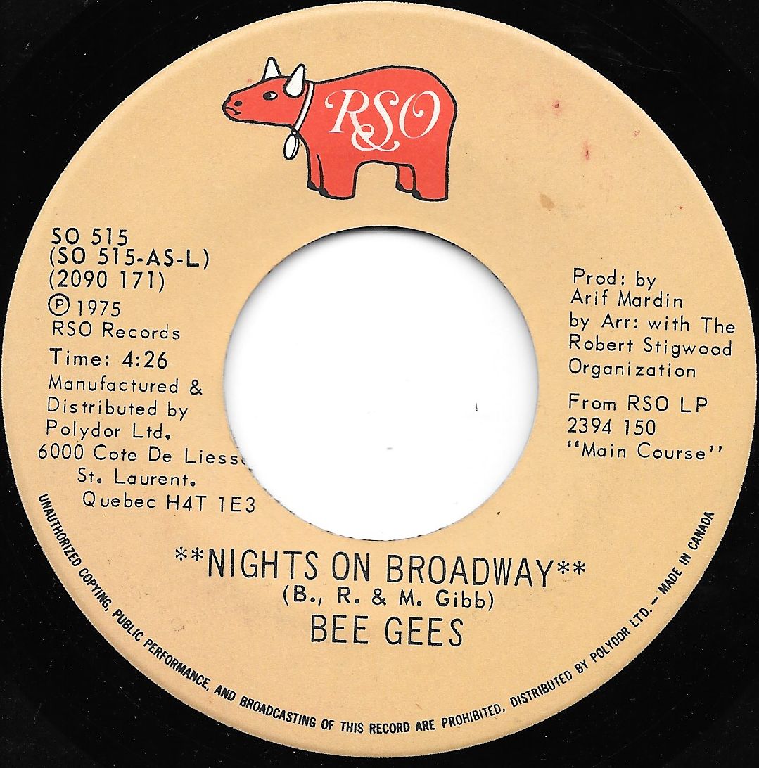 Buy vinyl artist% Nights On Broadway / Edge Of The Universe for sale